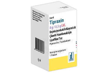 TIPRAXIN 4 G/0.5 G IV ENJEKSIYONLUK/раствор для инфузий HAZIRLAMAK ICIN лиофилизированный порошок (1 ADET)