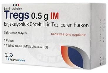 TREGS 0,5 G IM раствор для инъекций ICIN порошок ICEREN флакон