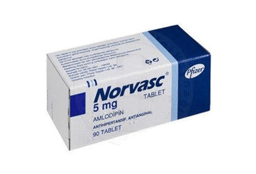 NORVASC 5 MG 90 таблетки