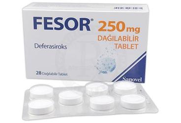 FESOR 250 MG DAGILABILIR таблетки (28 таблетки)