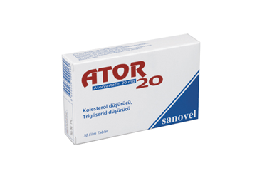ATOR 20 MG 30 таблетки покрытые оболочкой
