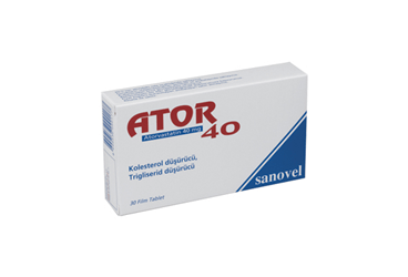 ATOR 40 MG 90 таблетки покрытые оболочкой