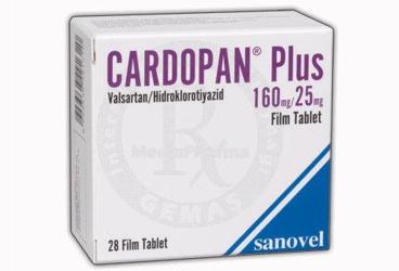 CARDOPAN Plus 160 /25 MG 28 таблетки покрытые оболочкой