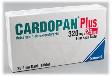 CARDOPAN Plus 320/25 MG 28 таблетки покрытые оболочкой
