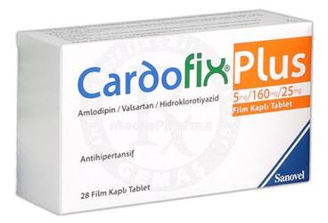 CARDOFIX Plus 5/160/25 MG 28 таблетки покрытые оболочкой