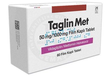 TAGLIN MET 50 MG/1000 MG таблетки покрытые оболочкой (60 таблетки)