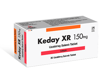 KEDAY XR 150 MG UZATILMIS SALIMLI 30 таблетки