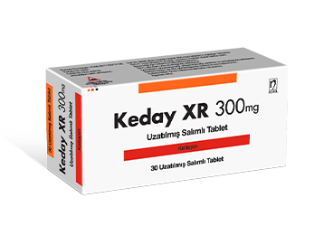 KEDAY XR 300 MG UZATILMIS SALIMLI 30 таблетки