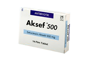 AKSEF 500 MG 14 таблетки покрытые оболочкой