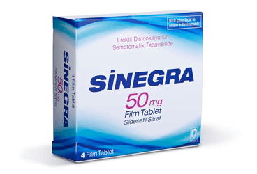 SINEGRA 50 MG 4 таблетки покрытые оболочкой