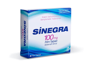 SINEGRA 100 MG 4 таблетки покрытые оболочкой