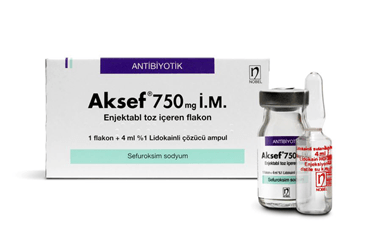 AKSEF 750 MG IM порошок для инъекций 1 флакон