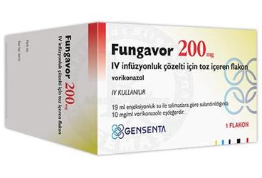 FUNGAVOR 200 MG внутривенная инфузия COZELTI ICIN порошок ICEREN флакон