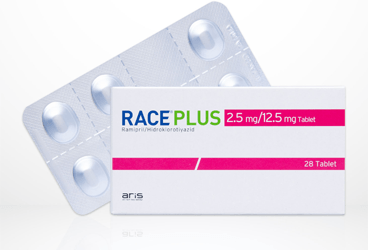 RACE Plus 2.5 MG/12.5 MG 28 таблетки
