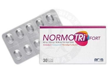 NORMOTRI Forte 10 MG/2,5 MG/8,14 MG таблетки покрытые оболочкой