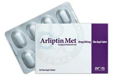 ARLIPTIN MET 50 MG/850 MG таблетки покрытые оболочкой (56 таблетки)