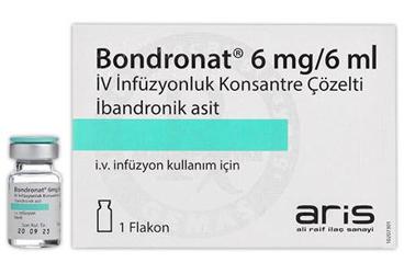 BONDRONAT 6MG/6ML внутривенная инфузияLUK KONSANTRE COZELTI (1 ADET)