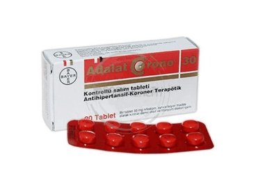 ADALAT CRONO 30 MG 20 таблетки с контролируемым высвобождением