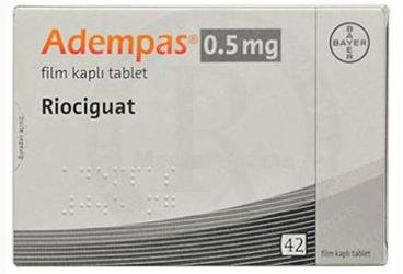 ADEMPAS 0,5 MG 42 таблетки покрытые оболочкой
