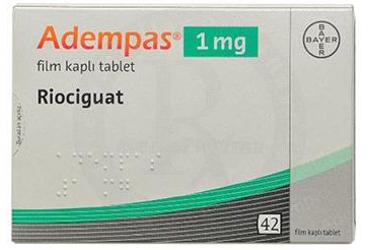 ADEMPAS 1 MG 42 таблетки покрытые оболочкой