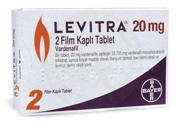 LEVITRA 20 MG 2 таблетки