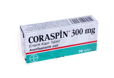 CORASPIN 300 MG 30 ENTERIK KAPLI таблетки
