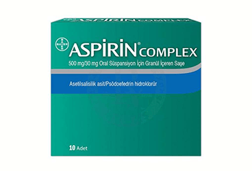 ASPIRIN COMPLEXсуспензия для приёма внутрь гранулыLU 500/30 MG 10 саше