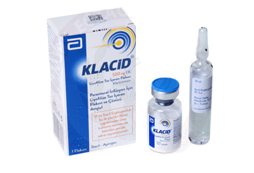 KLACID IV 500 MG 1 ENJEKTABL флакон