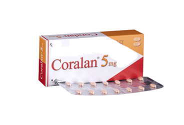 CORALAN 5 MG 56 таблетки покрытые оболочкой