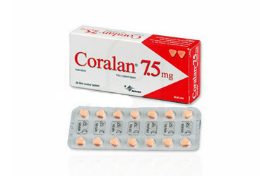 CORALAN 7,5 MG 56 таблетки покрытые оболочкой