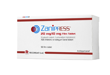 ZANIPRESS 20 MG/10 MG 90 таблетки покрытые оболочкой