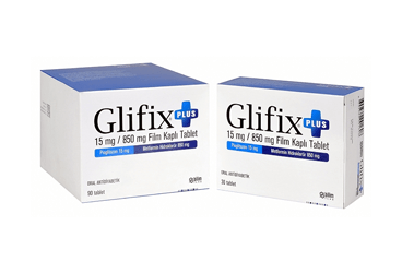 GLIFIX Plus 15/850 MG 30 таблетки покрытые оболочкой