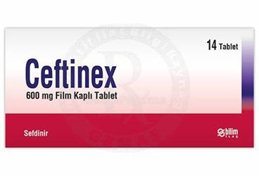 CEFTİNEX 600 MG таблетки покрытые оболочкой (14 таблетки)