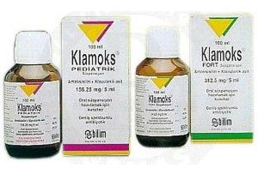 KLAMOKS Forte 312,5 MG суспензия для приёма внутрь HAZIRLAMAK ICIN KURU порошок 100 ML