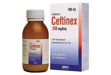 CEFTINEX 250 MG/5 ML 100 ML суспензия для приёма внутрь ICIN KURU порошок