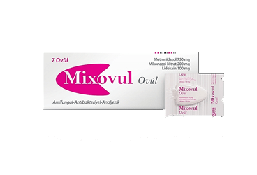 MIXOVUL 750 MG/200 MG /100 MG OVUL (7 OVUL)