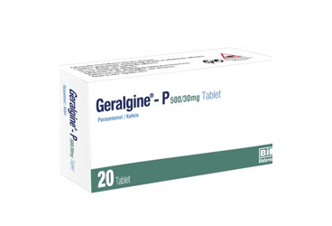 GERALGINE-P 500/30 MG 20 таблетки