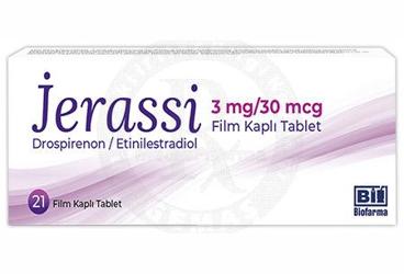 JERASSI 3 MG / 30 MCG таблетки покрытые оболочкой (21 таблетки)