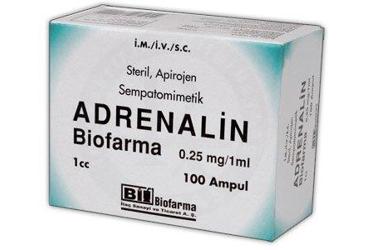 ADRENALIN BIOFARMA 0,25 MG/1 ML 100 ампулы