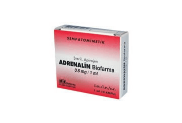 ADRENALIN BIOFARMA 0,50 MG 10 ампулы