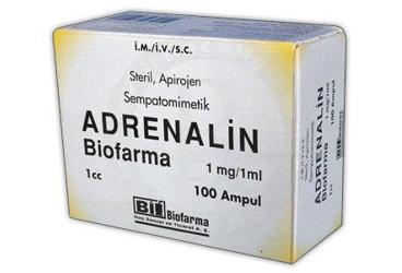 ADRENALIN BIOFARMA 1 MG/1 ML 100 ампулы