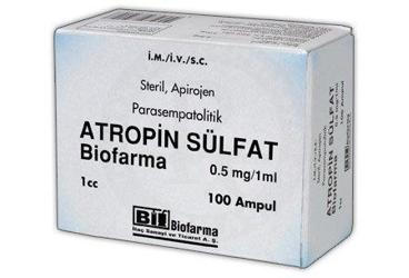ATROPIN SULFAT BIOFARMA 0,5MG/1ML 100 ампулы