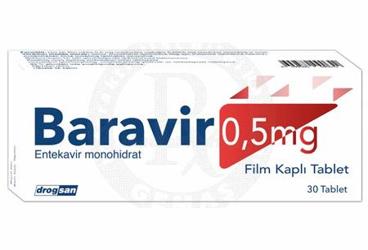 BARAVIR 0,5 MG таблетки покрытые оболочкой