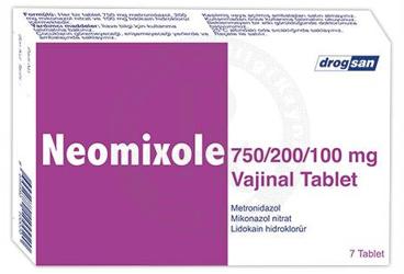 NEOMIXOLE 750/200/100 MG VAJINAL таблетки