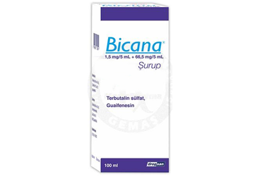 BICANA 1,5 MG/5 ML + 66,5 MG/5 ML сироп (100 ML)