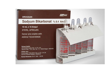 DROGSAN SODYUM BIKARBONAT 84 MG/ML IV. раствор для инъекций, 10 ML 10 ампулы