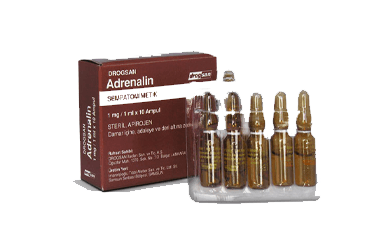 ADRENALIN 1 MG/1 ML раствор для инъекций, 100 ампулы