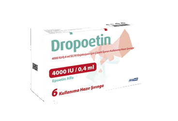 DROPOETIN 4000 IU/0,4 ML SC/IV ENJEKSIYON ICIN COZELTI ICEREN готовый к применению 6 SIRINGA