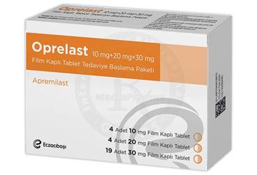 OPRELAST 10 MG+20 MG+30 MG таблетки покрытые оболочкой TEDAVIYE BASLAMA PAKETI (4+4+19)