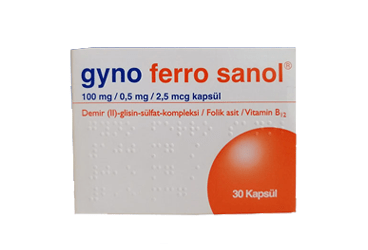 GYNO FERRO SANOL 100MG/0,5 MG/2,5 MCG капсулы (30 капсулы)